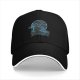 Black Baseball Cap With Water Tribe Themed Anime Graphic