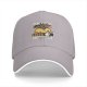 Black baseball cap with caffeine loading duck graphic
