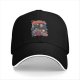Black baseball cap with Doctor Who themed Whov-Os cereal graphic