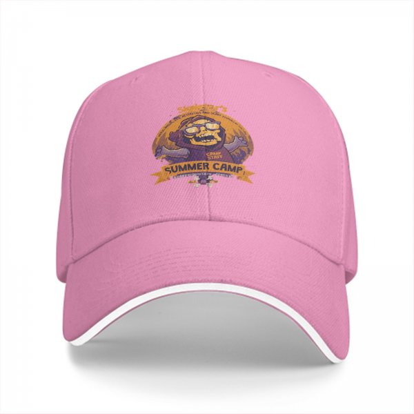 Skeletor's Summer Camp Graphic Black Baseball Cap