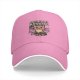 Black baseball cap with cute but psycho cat graphic
