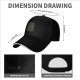 Black baseball cap with Purranormal Cativity cat skeleton graphic