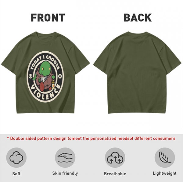 Today I Choose Violence Tonberry Graphic T-Shirt