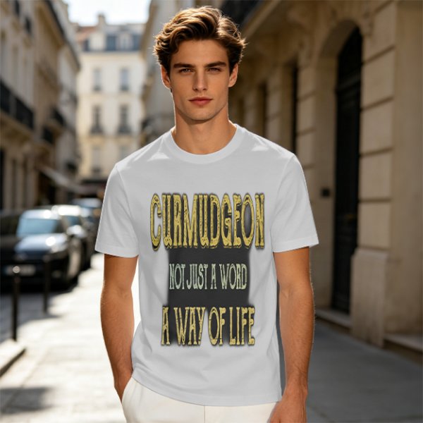 Curmudgeon Not Just A Word A Way Of Life Graphic T-Shirt