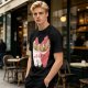 Olive T-Shirt With Cute Ramen Cups In Love Graphic