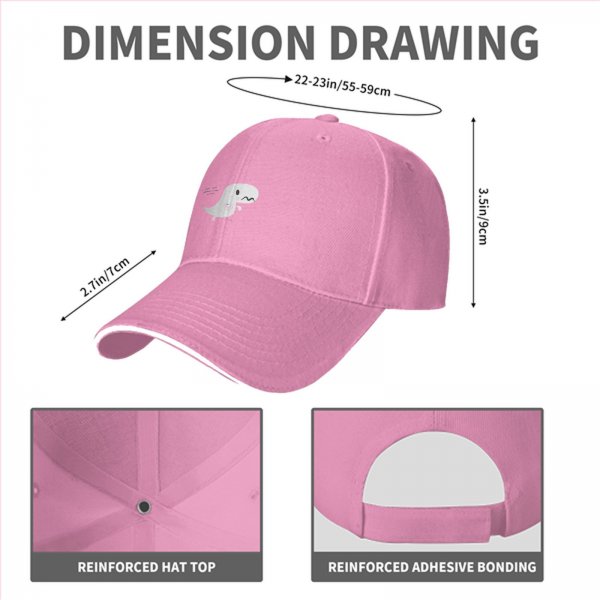 Black Baseball Cap With Cute Running T-Rex Dinosaur Graphic