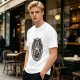 Olive T-Shirt With Cute Emotional Support Demon Goat Graphic
