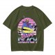 Welcome to Myahmi Beach Skeletor Surf Graphic T-Shirt