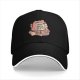 Black baseball cap with insert coffee to begin arcade graphic