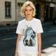 Anime Dragon and Girl Graphic Tee for Fantasy Fans