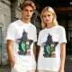 Olive T-Shirt with Wicked Witch of the West Emerald City Artwork