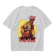 Olive T-Shirt With One Piece Anime Crew 'In My Island' Print