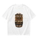 Olive t-shirt with 'I'm still waiting for wisdom that comes with old age' print