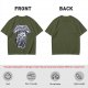 One Piece Monkey D. Luffy Gear 5 Metal Rock Style Graphic T-Shirt