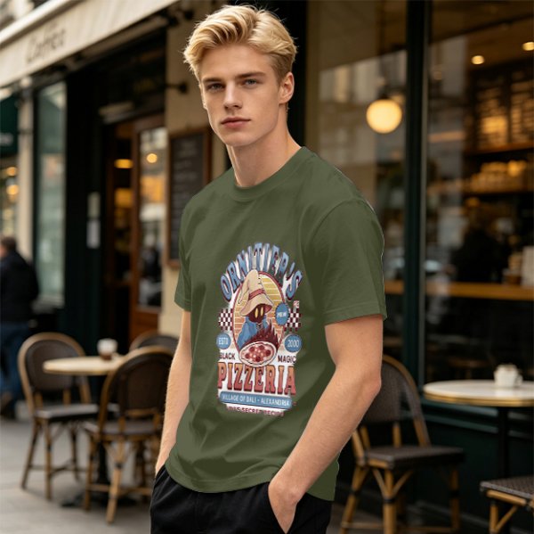 Ornitier's Black Magic Pizzeria Graphic T-Shirt
