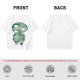 Olive T-Shirt With Fantasy Forest Spirit Graphic Print
