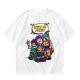 Olive T-shirt with Lego-style characters and 'Gonna Be Golden' print