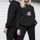 Black Hoodie With 'My Patience' Graphic Print Design