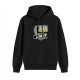 Black hoodie with retro computer 'kind of day' graphic
