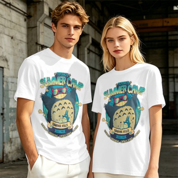 Totoro's Summer Camp Graphic T-Shirt