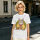 Totoro in Yellow Cardigan with Catbus Graphic T-Shirt