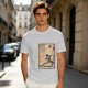 Olive t-shirt with firebender martial arts graphic print