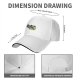 Black baseball cap with cute frog holding 'Don't mess with me' sign