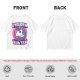 Unicorn Hunter Graphic Tee with Sword and Sparkle Design