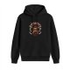 Dungeons and Dragons themed hoodie with roll high or die graphic