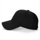 Black Baseball Cap With Christmas Gingerbread Characters Print
