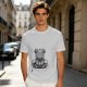 Olive T-shirt with Angry Koala Holding a Small Toy Print