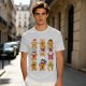 Olive Christmas Gingerbread Character Graphic T-Shirt
