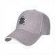 Black baseball cap with spooky pumpkin figure and 'Always Sexy' text