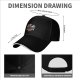 Black baseball cap with horror cartoon graphic and 'Small Talk Does' text