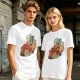 Olive Green T-Shirt with Avatar Aang The Last Airbender Art