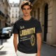 Visit the Labyrinth Themed Graphic Tee with Clock Design