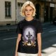 Halloween Black Cat Witch Jack-o'-lantern Graphic T-Shirt