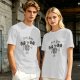 Olive T-Shirt With Skeleton Lifting Weights New Year Print