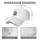 Black Baseball Cap With Colorful Anime Space Character Graphic