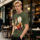 Anime Fire Bender Silhouette Graphic T-Shirt
