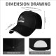 Black baseball cap with Jon Snow graphic and SNOW text