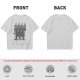 Olive T-Shirt With Skeletons Crossing Abbey Road Style Crosswalk Print