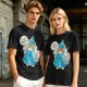 Olive T-Shirt With Fairy Godmother Cat Graphic Print
