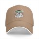 Black baseball cap with UFO and 'Get In Loser' graphic design