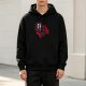 Black hoodie with Ghostface 'I'll Make You Hang Up' horror graphic