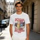 Olive graphic t-shirt with kitten nuggets print