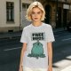 Olive T-Shirt With Free Hugs Monster Graphic Print