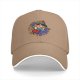 Black baseball cap with Pinocchio 'I Believe I Can Lie' graphic print