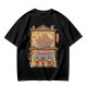 Olive T-Shirt With Cat Gyoza Restaurant Illustration