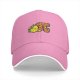 Black Baseball Cap With Pi Pie Lemon Graphic Design